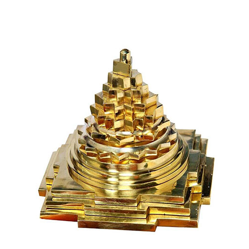 Meru Shree Yantra (Brass) - 3 Inches